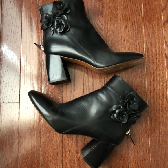 Tory Burch Shoes - Tory Burch booties in black leather- 24 hour sale!